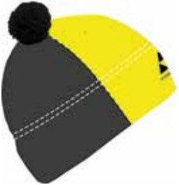 Превью  Шапка лыжная FISCHER Softshell Черный/Лимонный